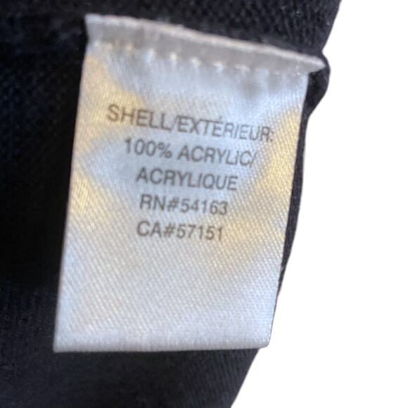 Andrew Marc New York Sweater Dress Women's SZ M Black Long Sleeved Zip Pockets - Picture 9 of 10